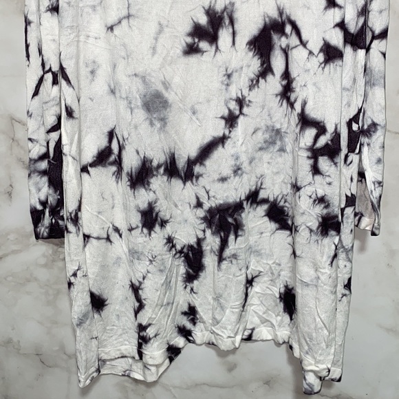 Sweet Romeo Tie Dye Open Drape Cardigan - Picture 10 of 13